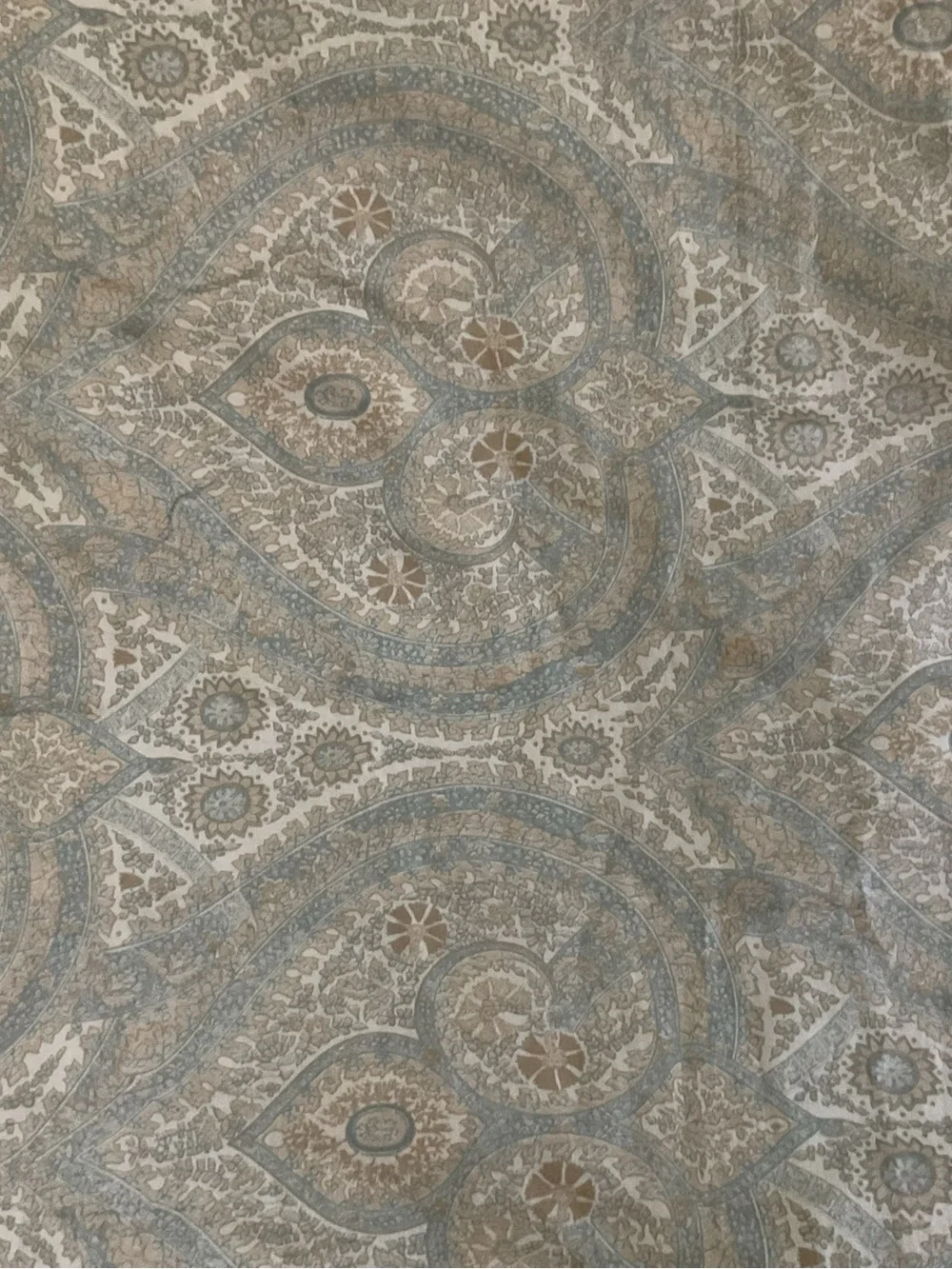 VTG Restoration Hardware Italian Cypress Paisley KING Duvet Cover & 2 Euro Shams